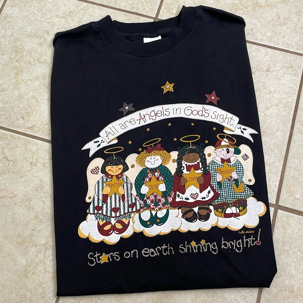Murina “Angels in His Sight” Graphic Tee - EUC!